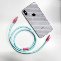 MFi Certificado de silicona líquida Original C94 C189 Chip Cable DE DATOS 3A PD Cable cargador de carga rápida USB C para iPhone1314 iPod Cable
