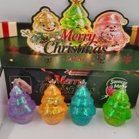 Noel Ağacı Simli Sıkma Oyuncak Noel Partisi Hediyesi Duyusal Stres Giderici Fidget Dekorasyon Oyuncak