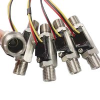 Sensor Aliran Air Stainless Steel G1/4, Sensor Aliran Air Pemanas Air, Sensor Aliran Hall Pulse