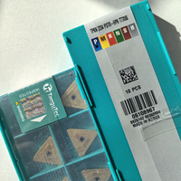 Outil de tournage CNC externe en carbure de tungstène de marque Taegutec, modèle TPKN2204PDTR-HPN TT7080, revêtement CVD, HRC45-60, pour la coupe de l'acier, OEM