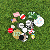 Marqueurs de balles de golf avec logo au design personnalisé en gros Accessoires de golf multi-styles personnalisés de haute qualité