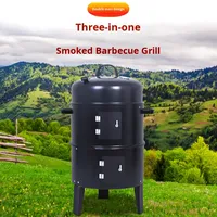 Ahumador para Barbacoa OEM de Fábrica, con Función Tres en Uno, Moderno y Sencillo, para Uso Comercial y Doméstico en Exteriores