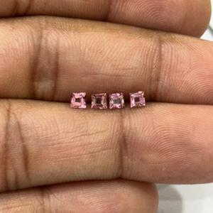 Pierres précieuses de tourmaline rose pour bébé Pierres de tourmaline roses calibrées en vrac faites à la main - Product Image 2