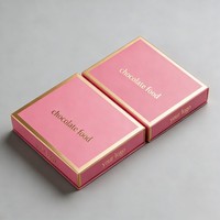 Boîte cadeau de chocolat pour la Saint-Valentin avec logo personnalisé, boîte de chocolat avec aimants luxueux, boîte de bonbons exquise avec insert