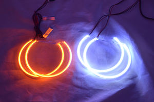 Icedlight-yeux d'ange pour BMW E36/E39/<span class=keywords><strong>E46</strong></span> 2D/<span class=keywords><strong>E46</strong></span>, <span class=keywords><strong>Compact</strong></span>, sans projecteur/<span class=keywords><strong>E46</strong></span>, lampe CCFL automatique - Product Image 2