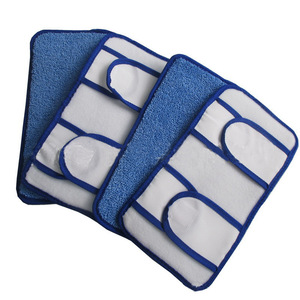 Flat <b>Mop</b> Replacement Cloths <b>Microfiber</b> 28.5X15.5Cm Rectangle Floor Cleaning Accessories - Product Image 4