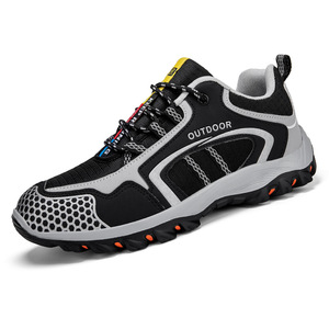 Chaussures de randonnée pour hommes, bout rond, dessus en mesh, semelle extérieure en caoutchouc, semelle intermédiaire en EVA imperméable, sport d'été, randonnée - Product Image 2