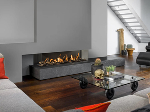 <span class=keywords><strong>Cheminée</strong></span> murale linéaire au propane MEISU.CH à <span class=keywords><strong>vitre</strong></span> simple pour salon résidentiel, certifiée CSA, au gaz naturel - Product Image 5