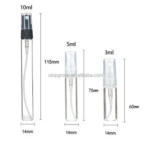 10ML 5ML 3ML Pequeñas botellas de difusor de caña de perfume vacías Lata Botella de fragancia Muestra para botella de vidrio personalizada - Product Image 2