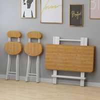 Table à manger pliante d'extérieur au design simple, table à manger d'extérieur portable personnalisée
