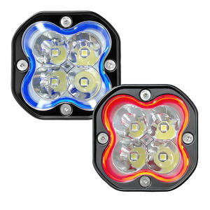 Nuevo Diseño de Faros Delanteros de Aluminio para Motocicleta, Luces de Trabajo LED de 3 Pulgadas y 4 Lentes, Resistentes al Agua, Foco de 40W para Autos, Camiones y Todoterreno - Product Image 6