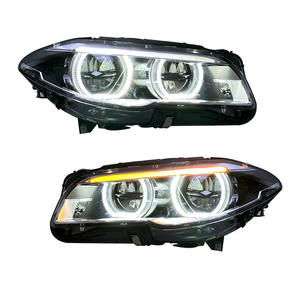 Phare avant de voiture pour BMW F10, projecteur LED, lentille de projecteur, 2011-2017, F18, éclairage avant, DRL, signal, accessoire automobile - Product Image 4