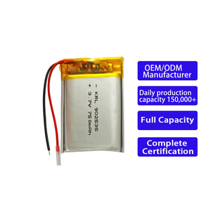 Batería Lipo recargable de 3.7V 750mAh, aprobada por KC 902535, de fábrica OEM, para cámara de seguridad inalámbrica para monitor de bebés. - Product Image 1