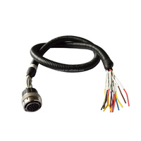 Stainless Steel Aluminium Kuningan IP65 1NO1NC Konektor Tombol Tekan Kabel Harness Soket Plug Pigtail Perakitan Kabel