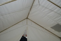 Tente de camping familiale extra large personnalisée, tente de camping en toile imperméable pour la chasse