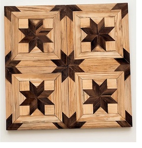 Paneles de Madera de Sheesham y Pino con Patrones Geométricos para Decoración de Pisos y Paredes, Paneles de Madera Personalizados para Diseño de Interiores - Product Image 6