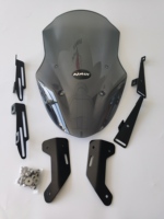 JPA PCX150 2018 2020 2022 NMAX 155 2020 BIG PARE-BRISE UNIVERSEL MOTO AVEC SUPPORT