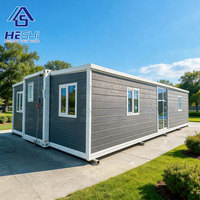 Casa Modular Expandible de 78 m² y 40 Pies con Cableado LSZH de Baja Emisión de Humo, 3 Dormitorios, Cocina, Casa Prefabricada Portátil Moderna Tipo Villa