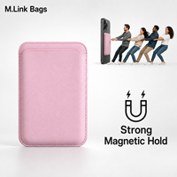 Portefeuille MagSafe en cuir PU avec logo personnalisé, fabricant de porte-cartes magnétique pour iPhone, vente en gros