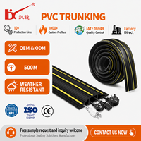 Protector de Cables de PVC Resistente a Impactos, Directo de Fábrica, Solución de Protección de Cables con Longitud Personalizada para Líneas de Producción y Talleres