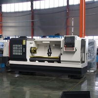 Torno CNC de Precisión con Alimentación Automática y Bancada Plana Horizontal CK6150 para Piezas Metálicas