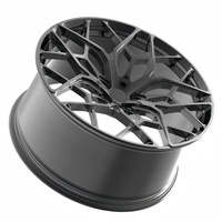 Ruedas Forjadas de Aleación de Aluminio HZH Monoblock en Negro Pulido 5X112, 5x120 5x108 5x100 5 X 114.3 17 18 19 20 21 Pulgadas para BMW