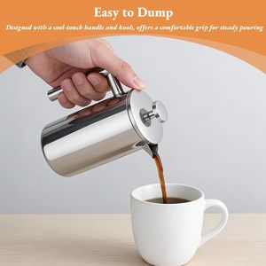 Hot Selling 304 Stainless Steel French Press Coffee <b>Maker</b> - Product Image 4