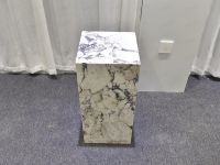 SH STONE Pierre Naturelle Piédestal Présentoir Pilier Bloc Hôtel Italien Calacatta Viola Marbre Marbre Chevet Plinthe Table D'appoint