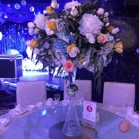 Vase de beauté en acrylique, centres de Table et décorations de Table de mariage, Vase en acrylique pour fleurs de mariage