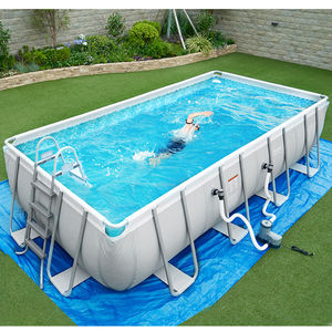 <span class=keywords><strong>Piscine</strong></span> d'eau hors sol à cadre en acier de 4 mètres, <span class=keywords><strong>piscine</strong></span> à cadre en acier pour jardin à usage familial, <span class=keywords><strong>piscine</strong></span> de 13 pieds - Product Image 4