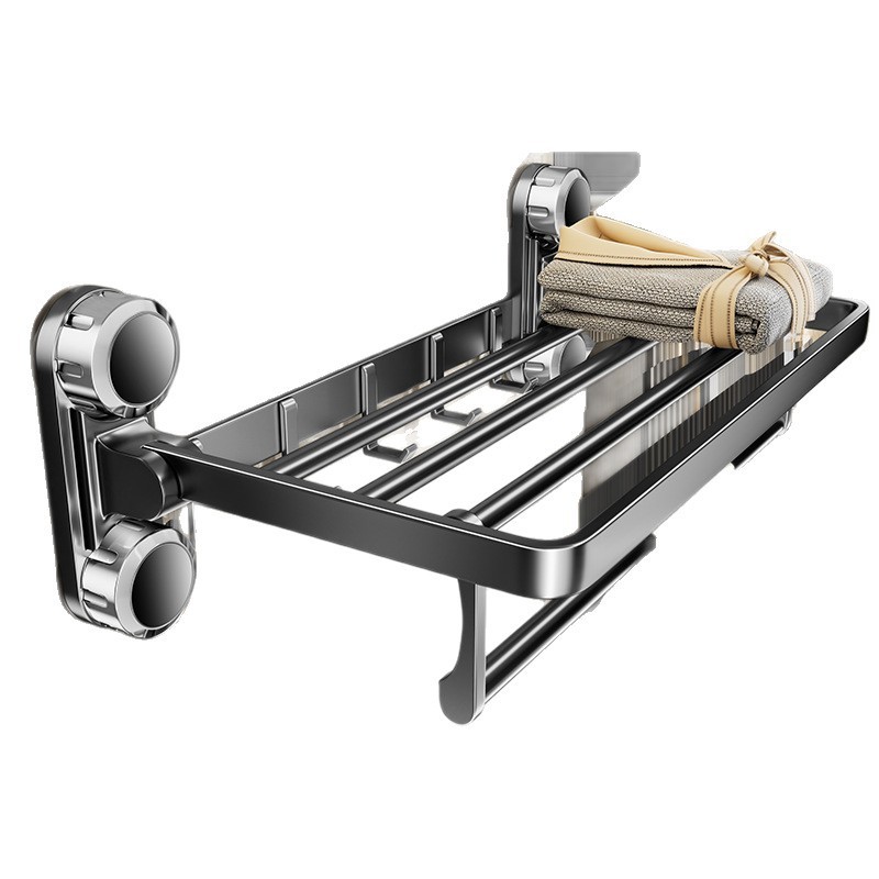 YOTO Aluminum Suction Cup Towel Rack