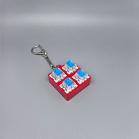 Wholesale Multiple Styles Mechanical Keyboard Switch Fidget Toy Stress Relief Keychain Kids Adult Custom Keycap Keychain