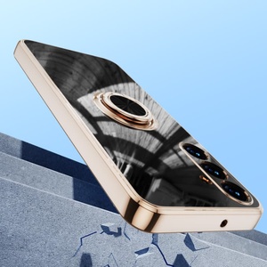 Para <span class=keywords><strong>Samsung</strong></span> A56 A22 A54 A333 A22 A15 funda de galvanoplastia con soporte de anillo de dedo para <span class=keywords><strong>Samsung</strong></span> Galaxy S22 S23 S24 S25 <span class=keywords><strong>Ultra</strong></span> Case - Product Image 5