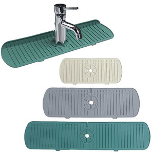 Alfombrilla de Silicona para Drenaje, Alfombrilla Antisalpicaduras para Lavabo, Protector de Aislamiento Térmico para Mesa de Cocina y Baño - Product Image 1