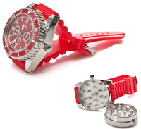Montre élégante pour homme en métal Yufan, vente chaude, moulin à tabac, vente en gros, moulin à herbes créatif