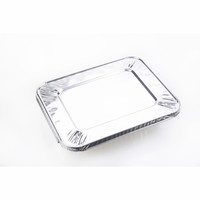 Rectangle 3100ml ustensiles de cuisson jetables poisson cuit au four rôti poulet casserole en gros usage alimentaire plateaux de boulangerie en aluminium