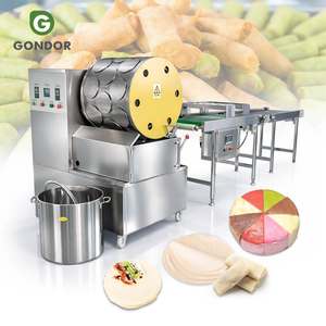 Machine à fabriquer des feuilles de samosa, des crêpes aux œufs surgelées, des enveloppes pour rouleaux de printemps et des feuilles de lumpia pour restaurants - Product Image 1