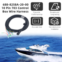 688-8258A-20-00 6888258A20 10 Pin 703 Kotak Kontrol Kabel Harness untuk Yamaha 16ft Kabel Listrik Luar Perahu Produsen