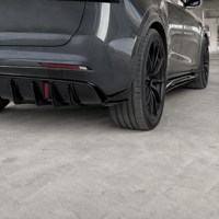 Kit carrosserie sport extérieur complet noir pour Tesla Model Y avec matériau ABS et finition laquée noire brillante