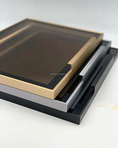 Portes Françaises à Cadre en Aluminium avec Verre Dépoli - Service de Découpe et de Soudure Personnalisé - Solution Élégante pour Entrée Extérieure - Product Image 1