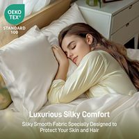 Ensemble de literie de luxe certifié Oeko-Tex pour hôtel, poche profonde de 16 pouces, taille double, 3 pièces, blanc laiteux, viscose dérivée du bambou, tissé 200TC