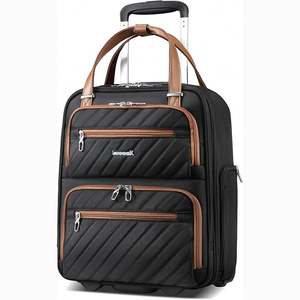 Échantillon gratuit Polyester Eva Ensemble de 4 valises à roulettes avec sacs de voyage et trousse de beauté pour femmes et hommes - Product Image 6