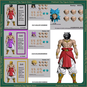 Nuovo ZL Studio Drag Ball Shf Thin Broly Antico Guerriero Tigre Nemico del Sogno di Rame Modello Action Figure da 7 Pollici Giocattolo Regalo - Product Image 6