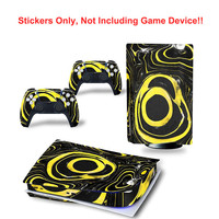 Design personnalisé bricolage écologique film vinyle Art décor peaux Wrap jeu vidéo 4 5 X Console poignée ensemble accessoires autocollants PS5 déchirure