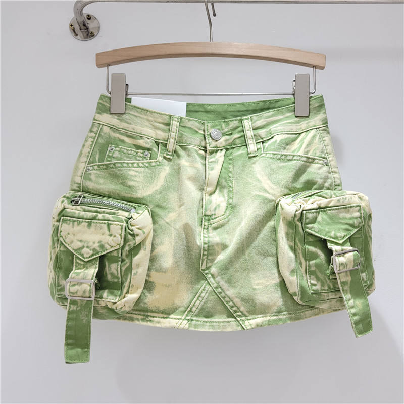 Z409ST04 Green skirt