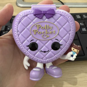 Bambola Figura <span class=keywords><strong>Polly</strong></span> da 9cm 157, Modellino Tascabile a Forma di Cuore 158 - Product Image 4