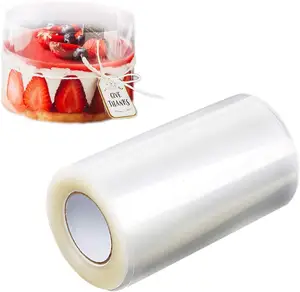Clear <strong>Cake</strong> Chocolate Mousse <strong>Collars</strong> Transparent Decorating Acetate Sheets Roll - Product Image 1