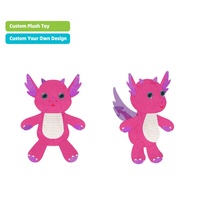 Vente en gros 10cm 20cm Jouets en peluche mignons personnalisés Porte-clés animaux en peluche douce