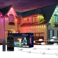 RGBIC Smart WiFi/IP65 Étanche Extérieur LED Lumières de Noël PVC Corps Xmas Mariage Halloween Décorations (CE/FCC Approved)
