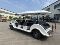 Voiture électrique de tourisme 8-12 places à prix avantageux en Chine, véhicule 12 passagers, bus touristique de haute qualité, véhicule classique à énergie solaire